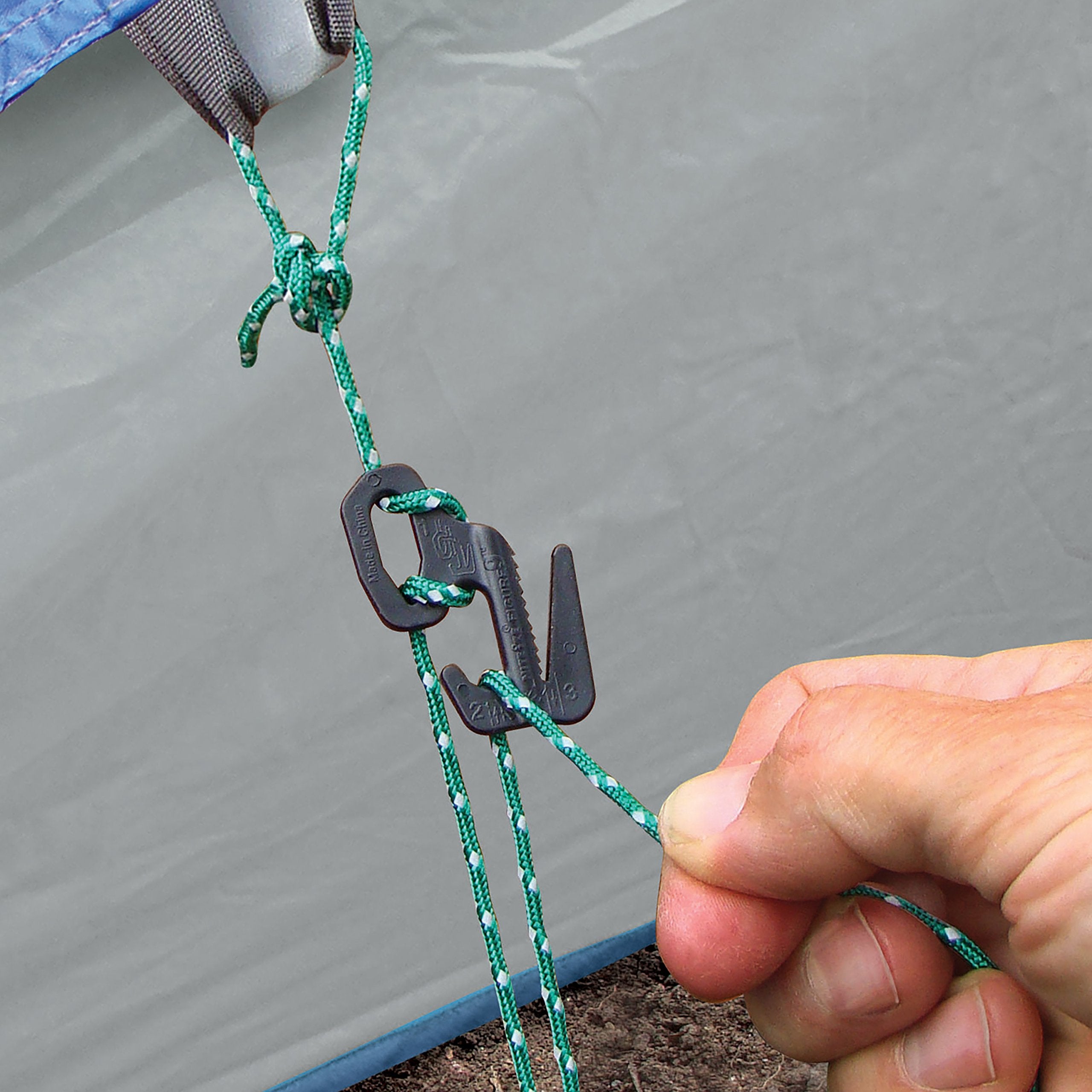 Nite Ize F9T4-03-01 Figure 9 Tent Line Kit, Black