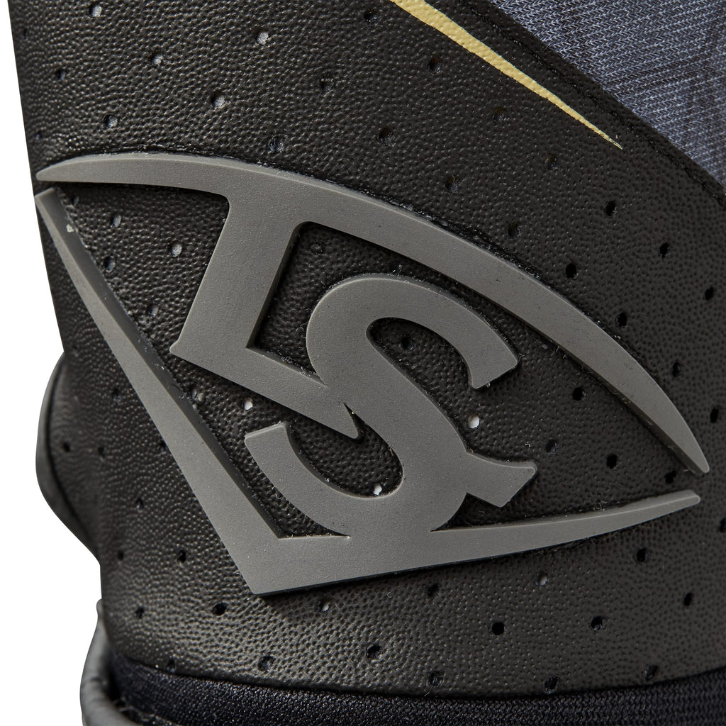 Louisville Slugger Youth Genuine 2.0 Batting Gloves - Black, Medium