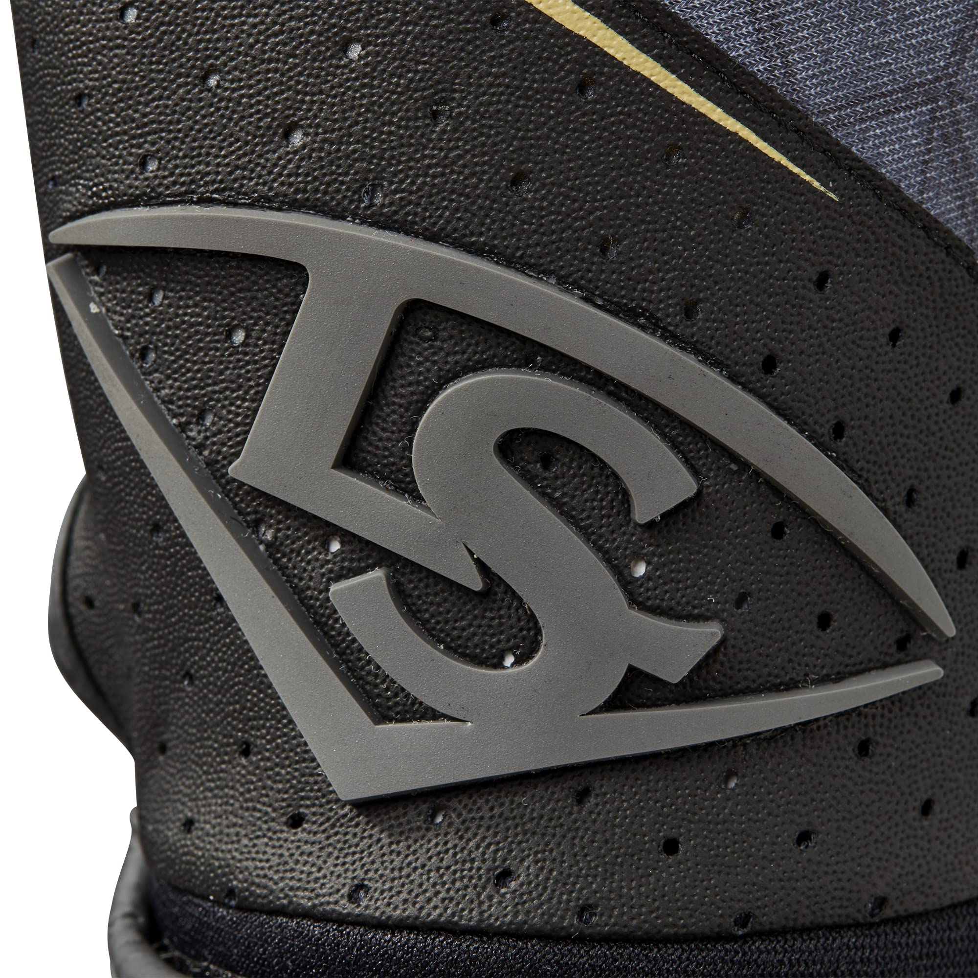 Louisville Slugger Youth Genuine 2.0 Batting Gloves - Black, Medium