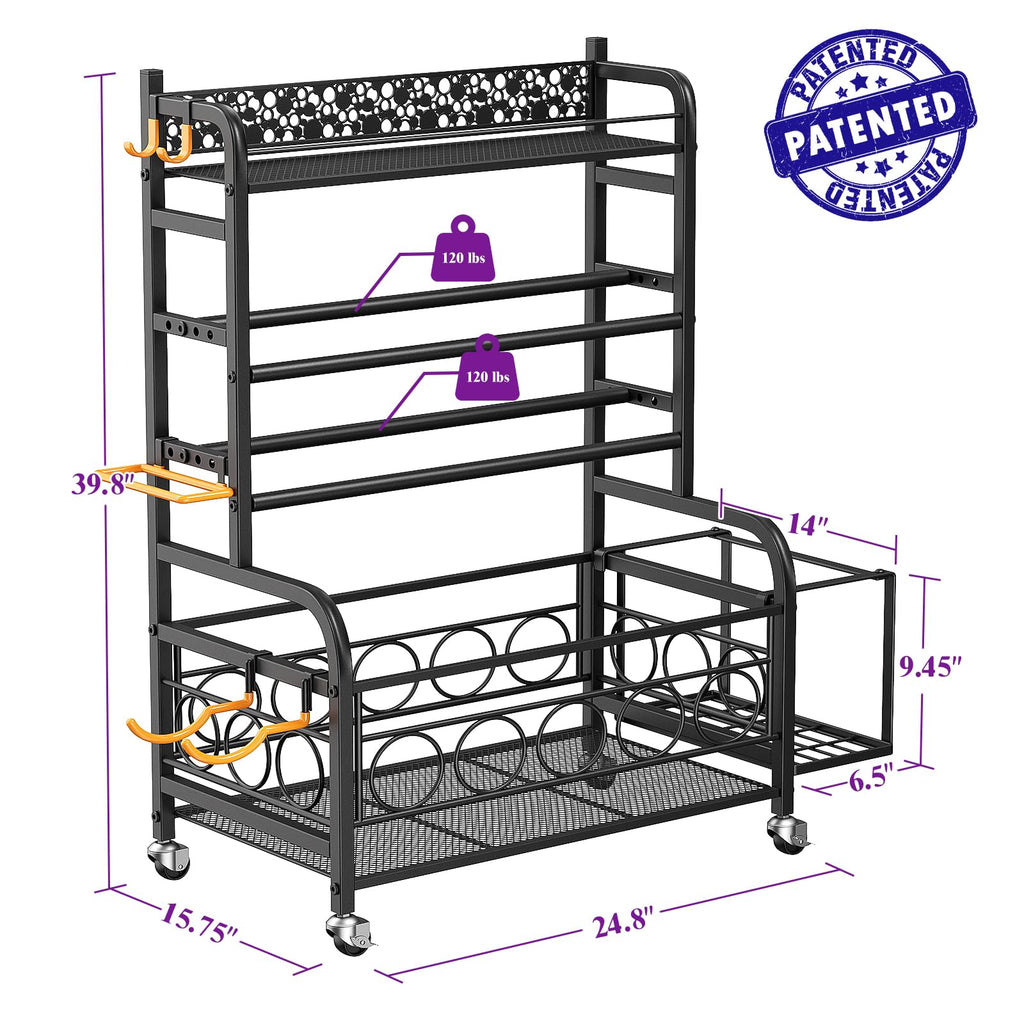 Weight Rack For Dumbbells, Dumbbell Rack Weight Stand, Vopeak Home Gym Storage Rack For Yoga Mat Kettlebells And Strength Traini