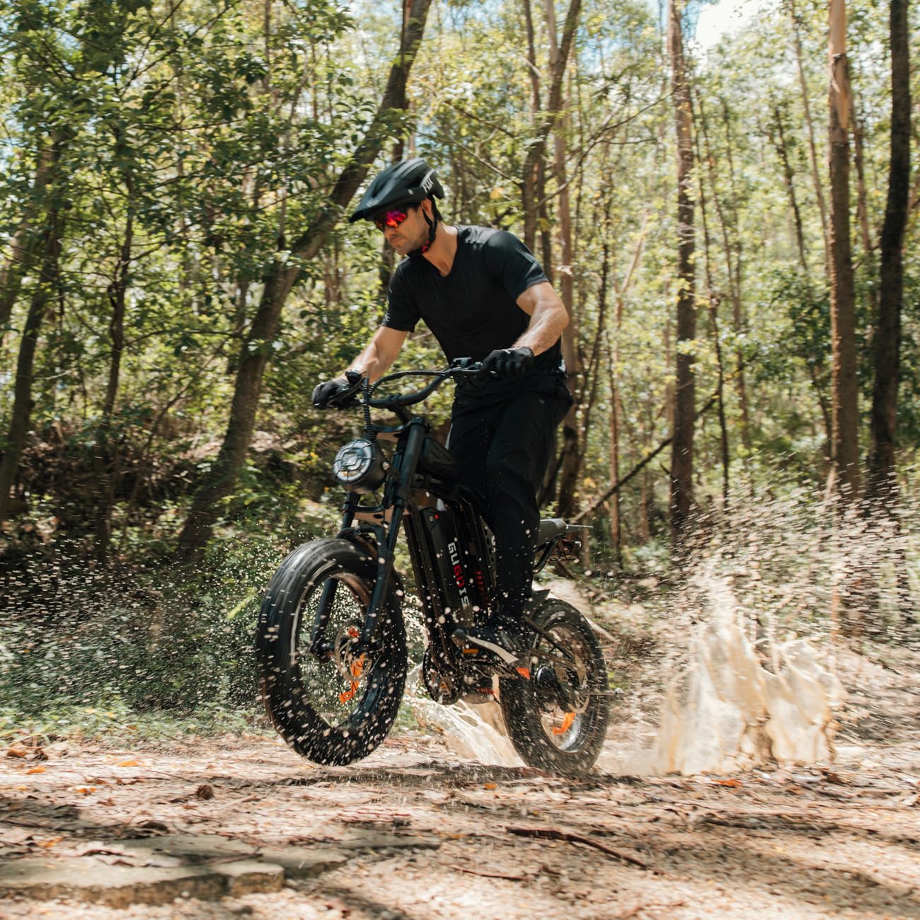 GugoIs Electric Bike for Adults,1000W,32 MPH,48V-15.6AH Battery,Max 25-45 Miles Electric Motorcycle,20 Fat Tire Dirt Bike, SHM 7