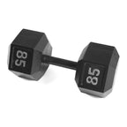 CAP Barbell Cast Iron Hex Dumbbell, Black, Single, 85 lb