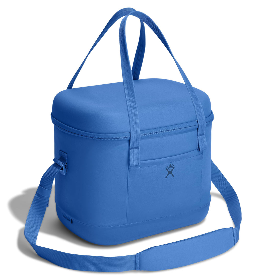 Hydro Flask Cooler Bag - Insulated Portable Soft Cooler - 20 L Capacity in Cascade Blue