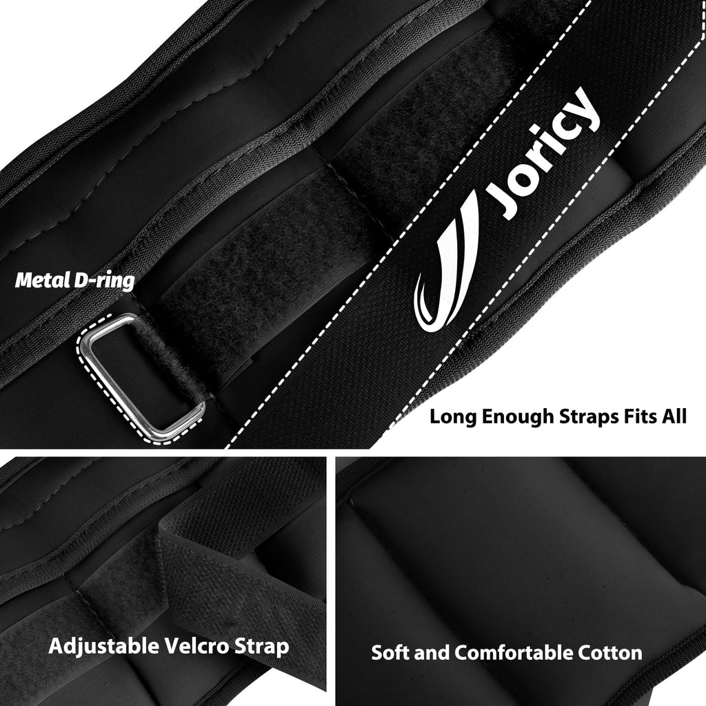 Adjustable Ankle Weights For Women Men Kids 1/2/3/4/5/6/8/10/12/20 Lbs 1 Pair Wrist Leg Arm Weights With Removable Weight, Stren