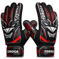 GRIPKNOX Goalkeeper Gloves for Kids & Youth - Soccer Goalie Gloves,Strong Latex Grip, Double Wrist Support & Breathable Mesh - B