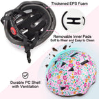 Toddler Helmet, Baby Infant Kids Bike Helmet for Kids Age 1-3/2-4/3-5/5-8 Adjustable Toddler Bike Helmets for Boys Girls for Sco