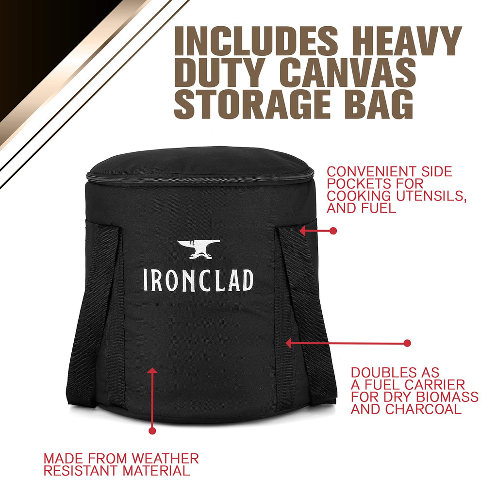 Supply Rocket Stove - Camping Wood Stove For Emergency Preparedness, Survival, Off Grid Living Supplies - Portable Wood Burning