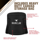 Supply Rocket Stove - Camping Wood Stove For Emergency Preparedness, Survival, Off Grid Living Supplies - Portable Wood Burning