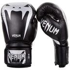 Venum Giant 30 Boxing Gloves - Nappa Leather - Blacksilver, 10 Oz