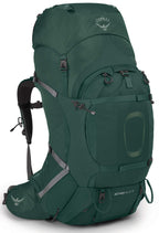 Osprey Aether Plus 70L Mens Backpacking Backpack, Axo Green, L/XL