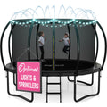 JoyBerri Trampoline Outdoor - ASTM Certified Safe, 8Ft, 10Ft, 12Ft, 14Ft, 15Ft, 16Ft Recreational Trampoline for Kids and Adults