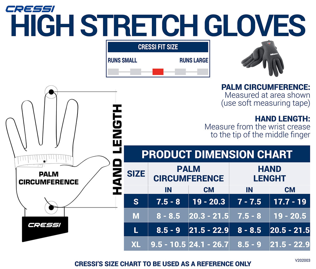 Cressi High Stretch 5Mm, , Black , Medium