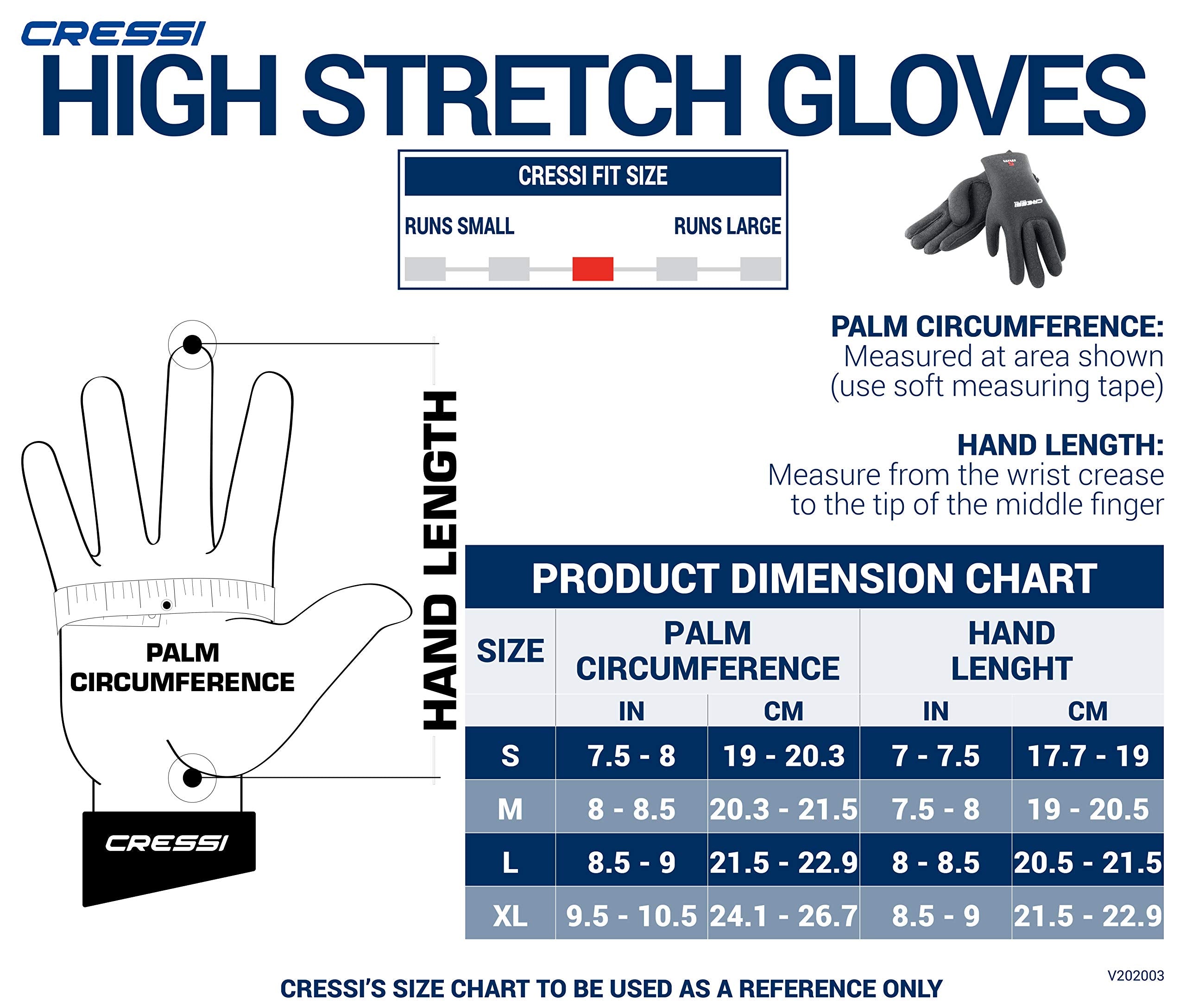 Cressi High Stretch 5Mm, , Black , Medium