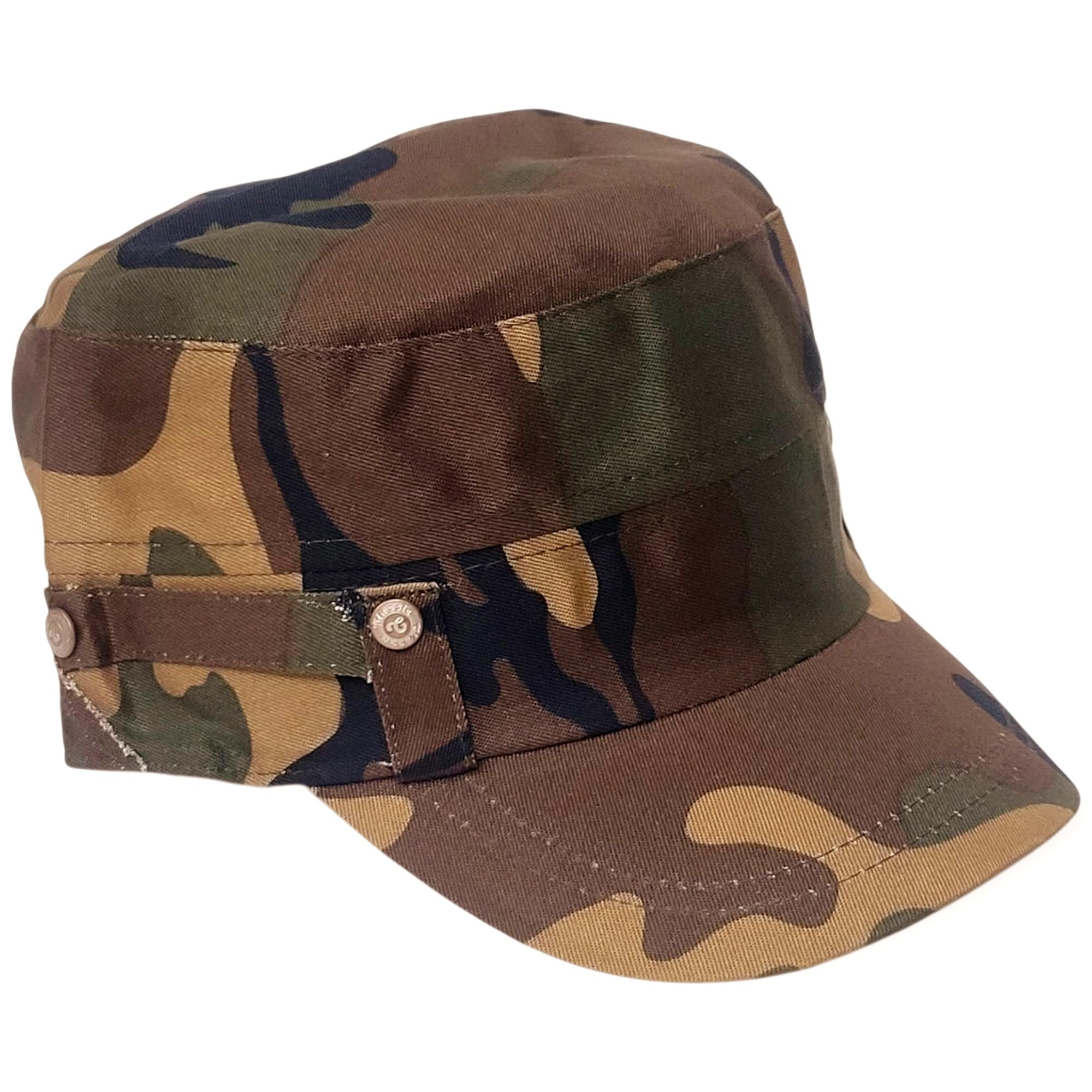 Jsr Military Style Beat The Heat Cadet Cap For Men Camouflage Pattern Adjustable Fit