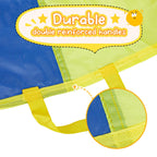 Sonyabecca Parachute 8 Feet For Kids With 9 Handles Play Parachute For 4 8 Kids Tent Cooperative Games Birthday Gift