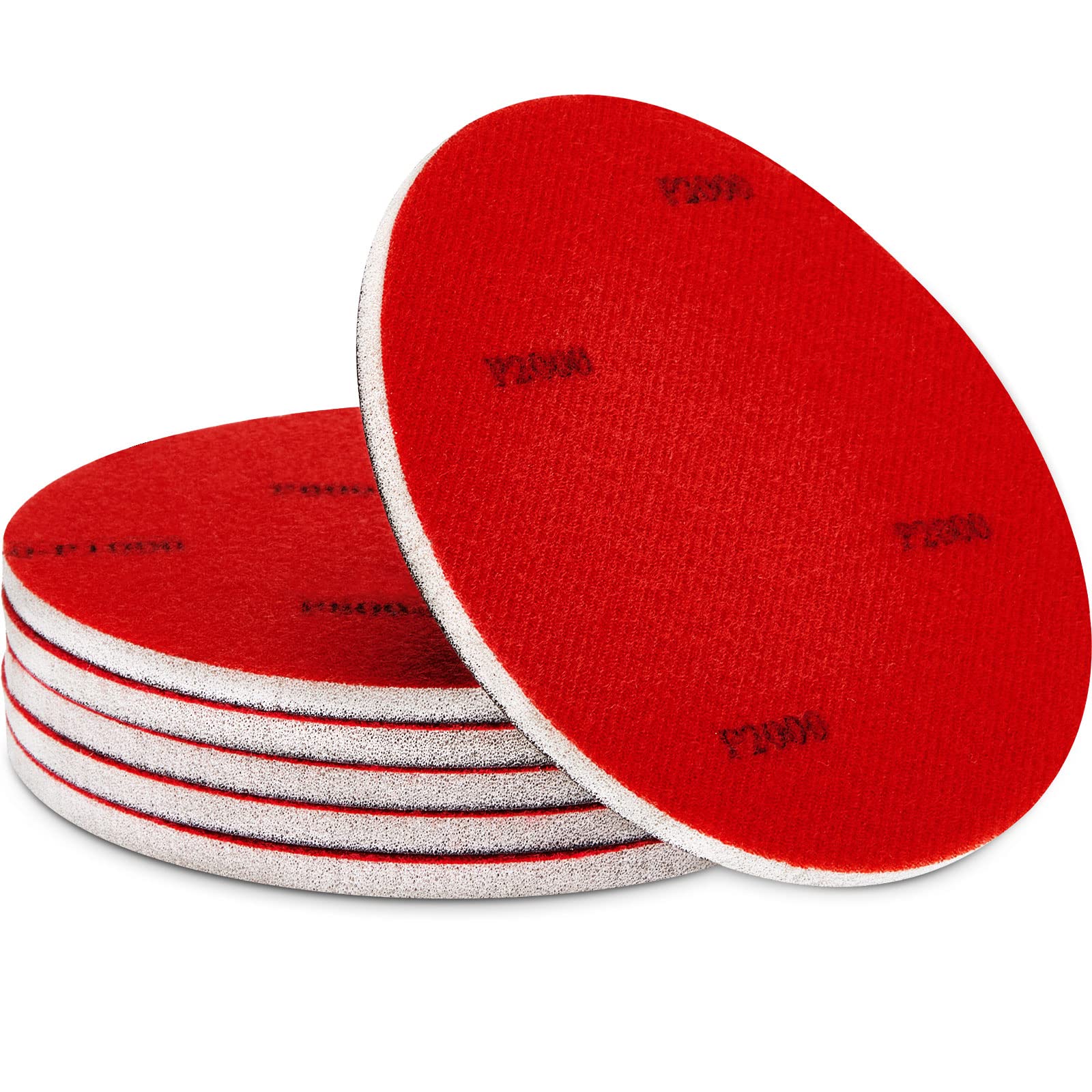 6 Pieces Bowling Sanding Pads Bowling Accessories Bowling Ball Sanding Kit Resurfacing Polishing Cleaning Kit (2000 Grit)