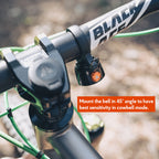 Granite Cricket Mountain Bike Bell With Single-Strike Mode And Constant Cowbell Mode, Bike Bell For Mountain Bike, Bmx Bike, Roa