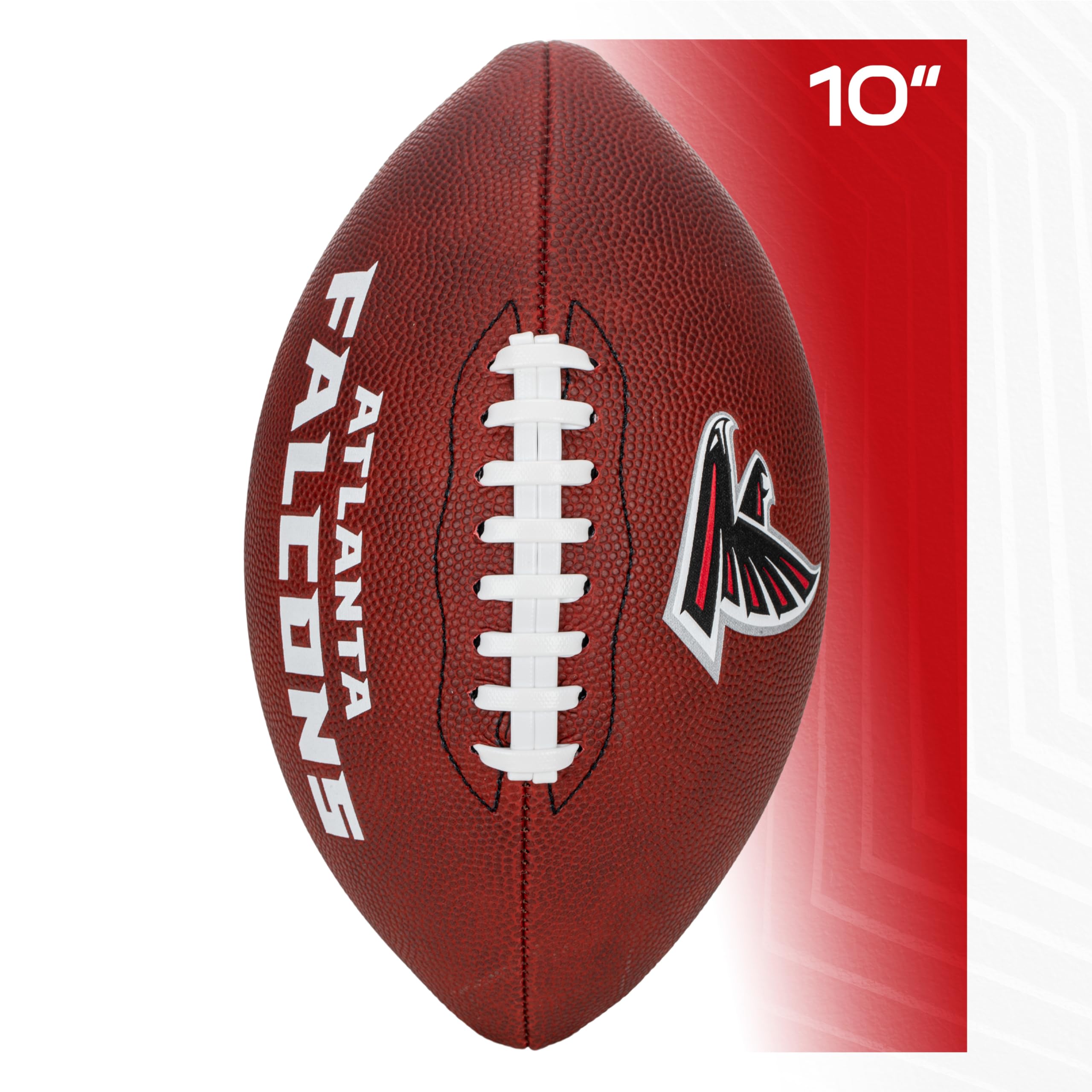 Franklin Sports Nfl Atlanta Falcons Football - Youth Junior Size Football For Kids - Official Nfl Team Logo + Colors Youth Ball