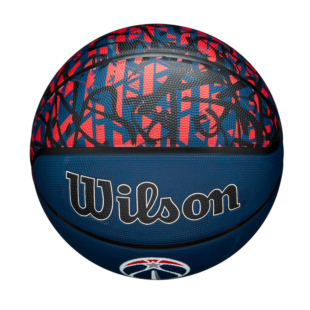 Wilson Nba Team Graffiti Basketball - Washington Wizards, Size 7-29.5''