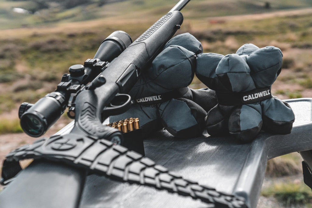 Caldwell Tack Driver X Bags With Rubberized Base, Non-Absorbent Filling And Adjustable Strap For Hunting And Target Shooting