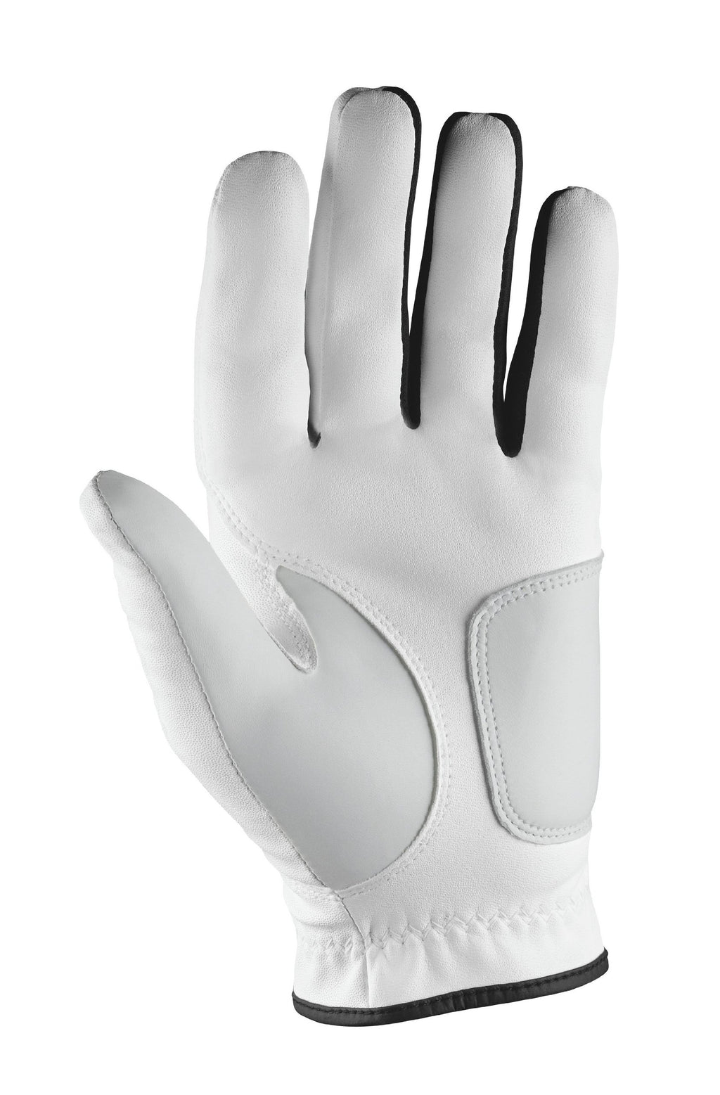 Wilson Sporting Goods Staff Grip Soft Mesh Golf Glove, Medium, Right Hand, White/Black (Wgja00570M)