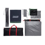 Coleman Skydome Camping Tent With 5 Minute Setup, 2/4/6/8 Person Weatherproof Tent With Rainfly & Carry Bag, 20% More Headroom T