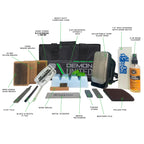 Demon Hyper Speed Ski & Snowboard Tune Kit With Iron, 1Lb Wax Block & Base Cleaner