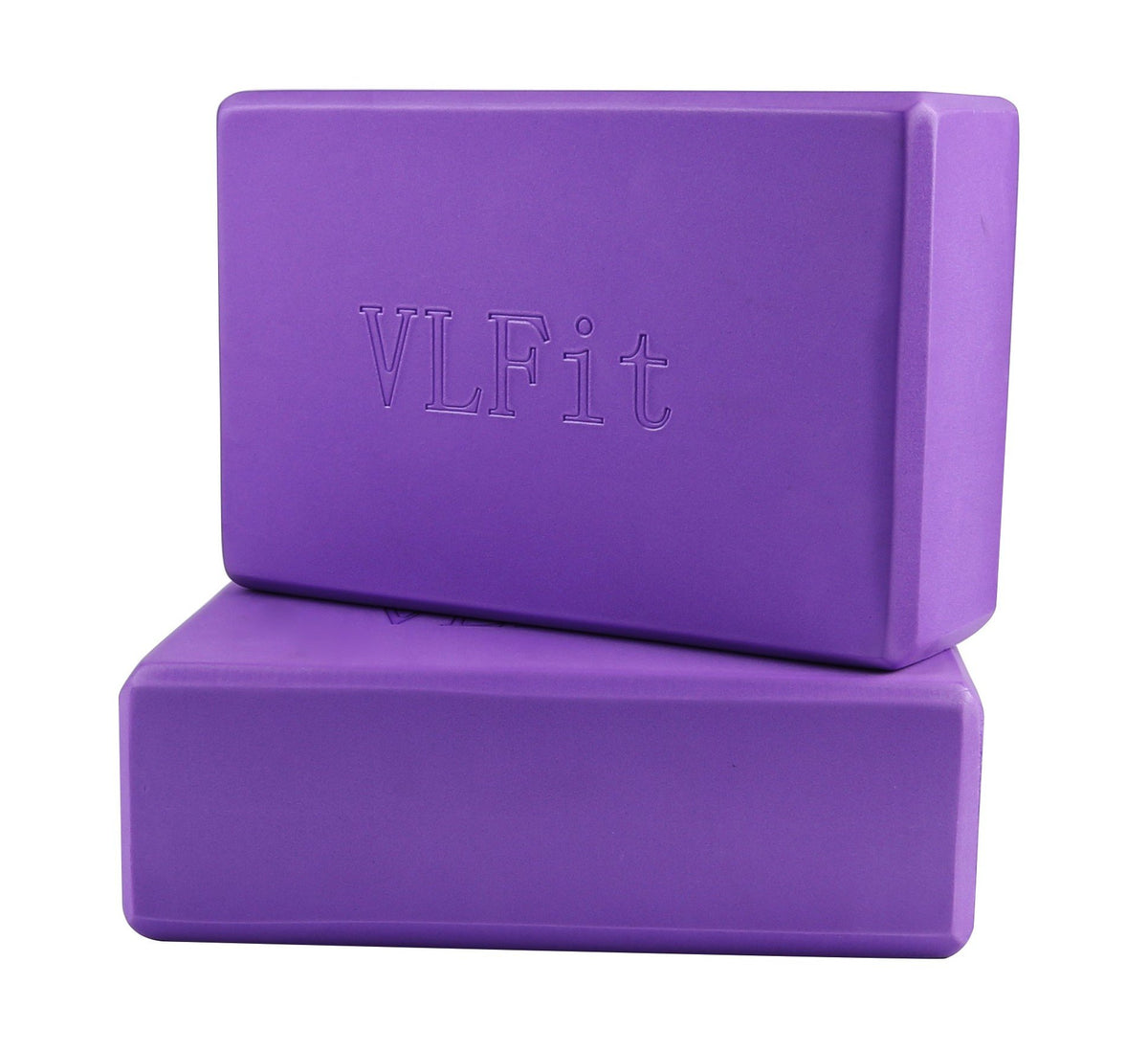 Vlfit Yoga Block Set Of 2  Purple Colour