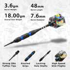 Viper Black Ice Soft Tip Darts With Red Rings, 16 Grams