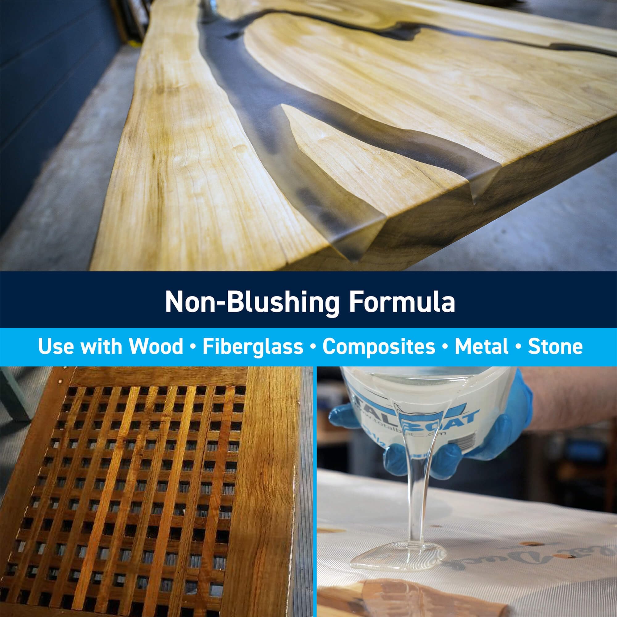 Totalboat High Performance Epoxy Kit, Crystal Clear Marine Grade Resin And Hardener For Woodworking, Fiberglass And Wood Boat Bu