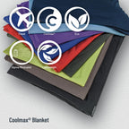 Cocoon - Coolmax Travel Blanket | Compact Throw Blanket For Camping And Hiking | Fits In Backpack | Attaches To Luggage | Travel