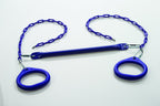 Standard Trapeze Bar With Rings | Purple | Compatible With Most Playsets | Easy To Install | 115Lb Capacity | Swing Hangers Not 