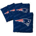 YouTheFan Officially-Licensed NFL New England Patriots Set of 4 Cornhole Bags - All Weather Regulation 6    x 6    Size - 16oz W