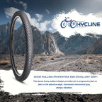 Hycline Bike Tire,27.5X2.125-Inch Folding Replacement Tire For Mtb Mountain Bicycle-Black