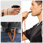 Hipat Emergency Whistle, Super Loud Safety Whistle With Lanyard, Ideal For Kayaking, Boating, Swimming, Water Survival, Hiking,