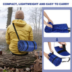Redcamp Large Warm Camping Blanket With Sherpa Lining, Cold Weather Outdoor Windproof Blanket For Camping Stadium, Machine Washa