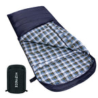 HiZYNICE Sleeping Bags for Adults Large Wide Cold Weather 0 Degree XL XXL Plus Size Oversized,Navy Blue Right Zip
