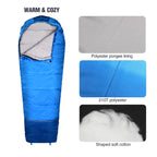 Redcamp Youth Mummy Sleeping Bag For Camping Zipped Small, 40 Degree 3 Season Cold Weather Kids Sleeping Bag Fit Boys & Teens