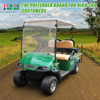 10L0L Golf Cart Standard Fender Flares Front And Rear For Ezgo Txt 1998-2013 Gas/Electric Golf Carts With Metal Hardware (Set Of