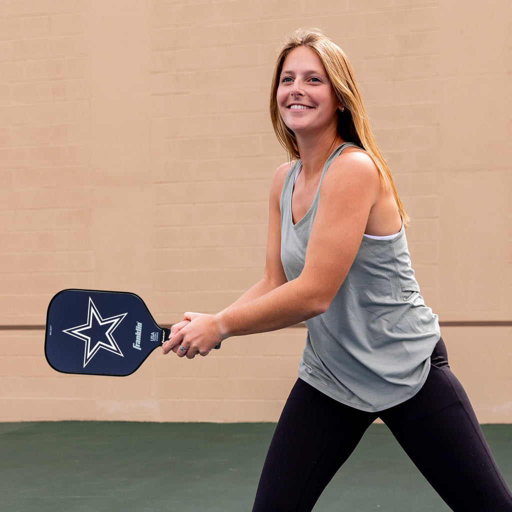Franklin Sports Nfl Dallas Cowboys Pickleball Paddle - Pickleball X - Polypropylene Core, Team Logo - Nfl Official Licensed Prod