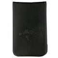 Callaway Leather Golf Scorecard Holder, Black, 7'' X 4.25''