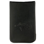 Callaway Leather Golf Scorecard Holder, Black, 7'' X 4.25''