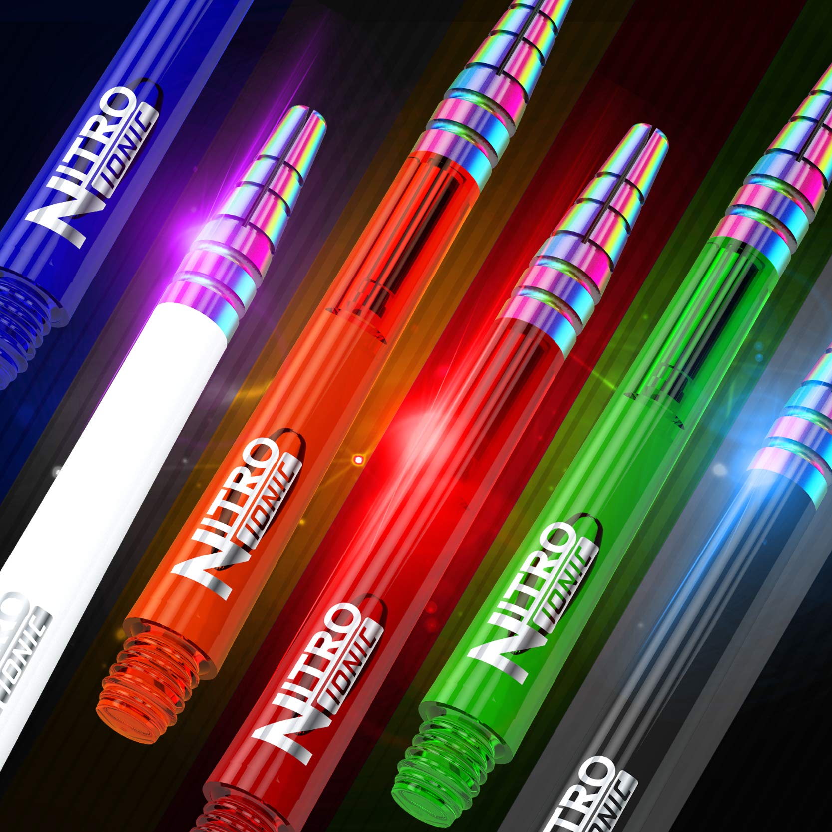Red Dragon Nitrotech Ionic Medium Stems - Green - 2 Sets Per Pack (6 Stems In Total)