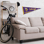 Rico Industries Nfl Football Minnesota Vikings Classic 12'' X 30'' Felt Wall D  Cor Pennant - Great For Home/Bed Room/Man Cave D