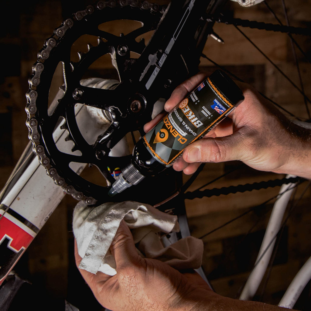 Clenzoil Chain & Sprocket Bike 4 Oz. Bottle | Cleaner Lubricant Protectant [Clp] | Bike Chain Cleaner + Chain Lube In One | Wet