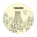 VVWV Tirupati Fridge Magnet for Home Kitchen Refrigerator Decor | Travel Souvenir Gift Fridge Magnets (Aesthetic Tirupati)