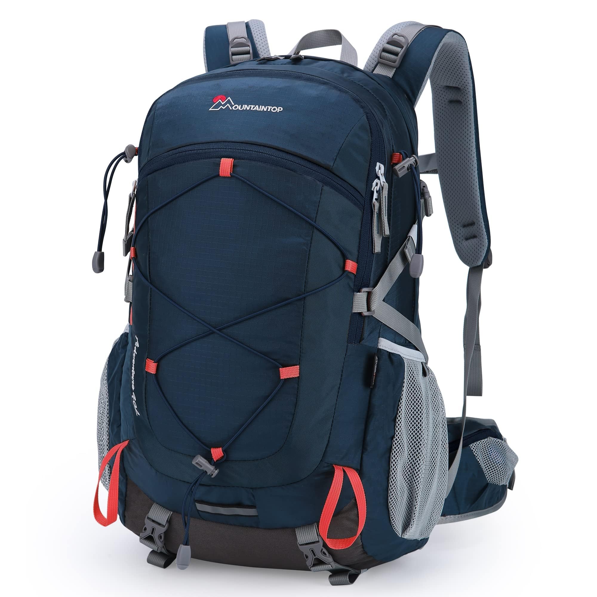 MOUNTAINTOP 40L Hiking Backpack,Lightweight Travel Backpack for Men Women Outdoor Backpacking, Camping