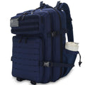 W WINTMING Sparklekle Military Tactical Backpack 45L 3 Day Assault Pack Waterproof Molle Hiking Rucksack for Men and Women (Blue