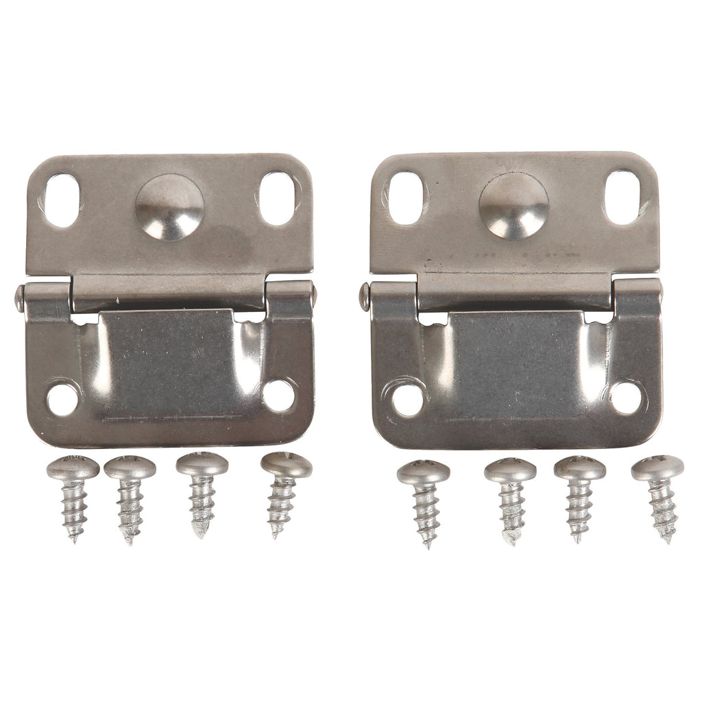 Coleman Replacement Cooler Hinges (2-Pack), Stainless Steel Hinges For Damaged Coleman Coolers, 2 Steel Hinges & 8 Mounting Scre