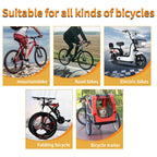 Bike Camera Rechargeable Battery 360 Rotation - 3 Mins Easy Install Handlebar Bicycle Camera With Rear View Monitor Color Night